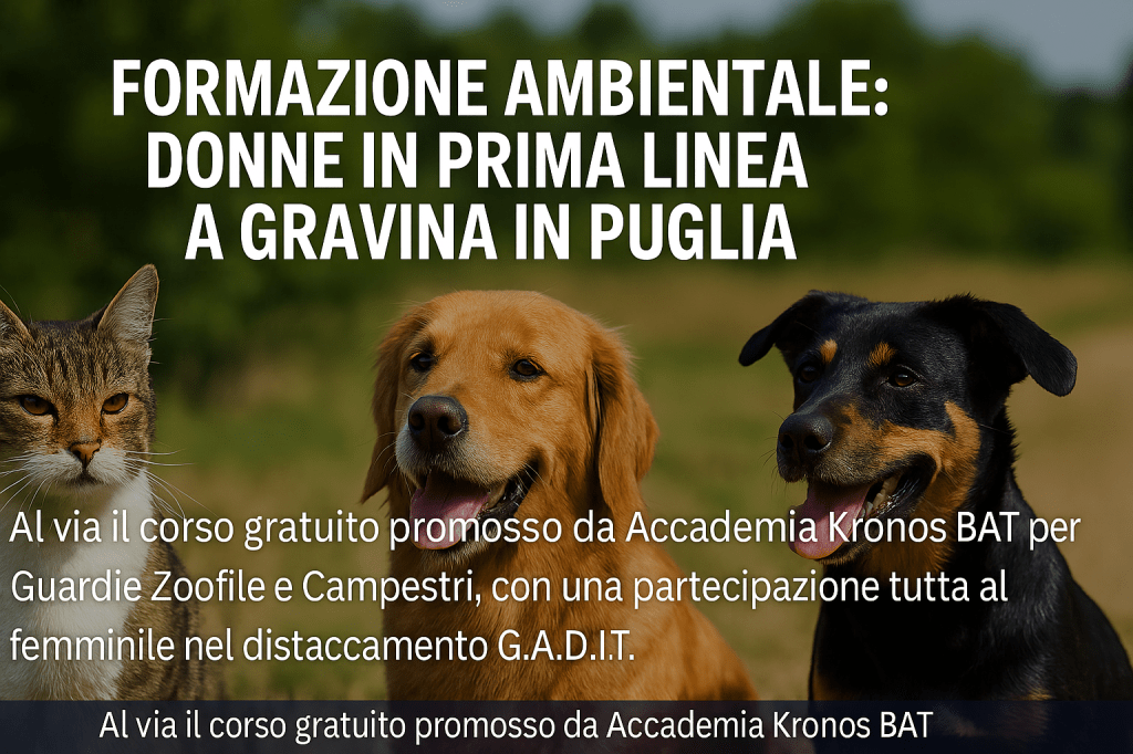 Formazione ambientale: donne in prima linea a Gravina in&nbsp;Puglia
